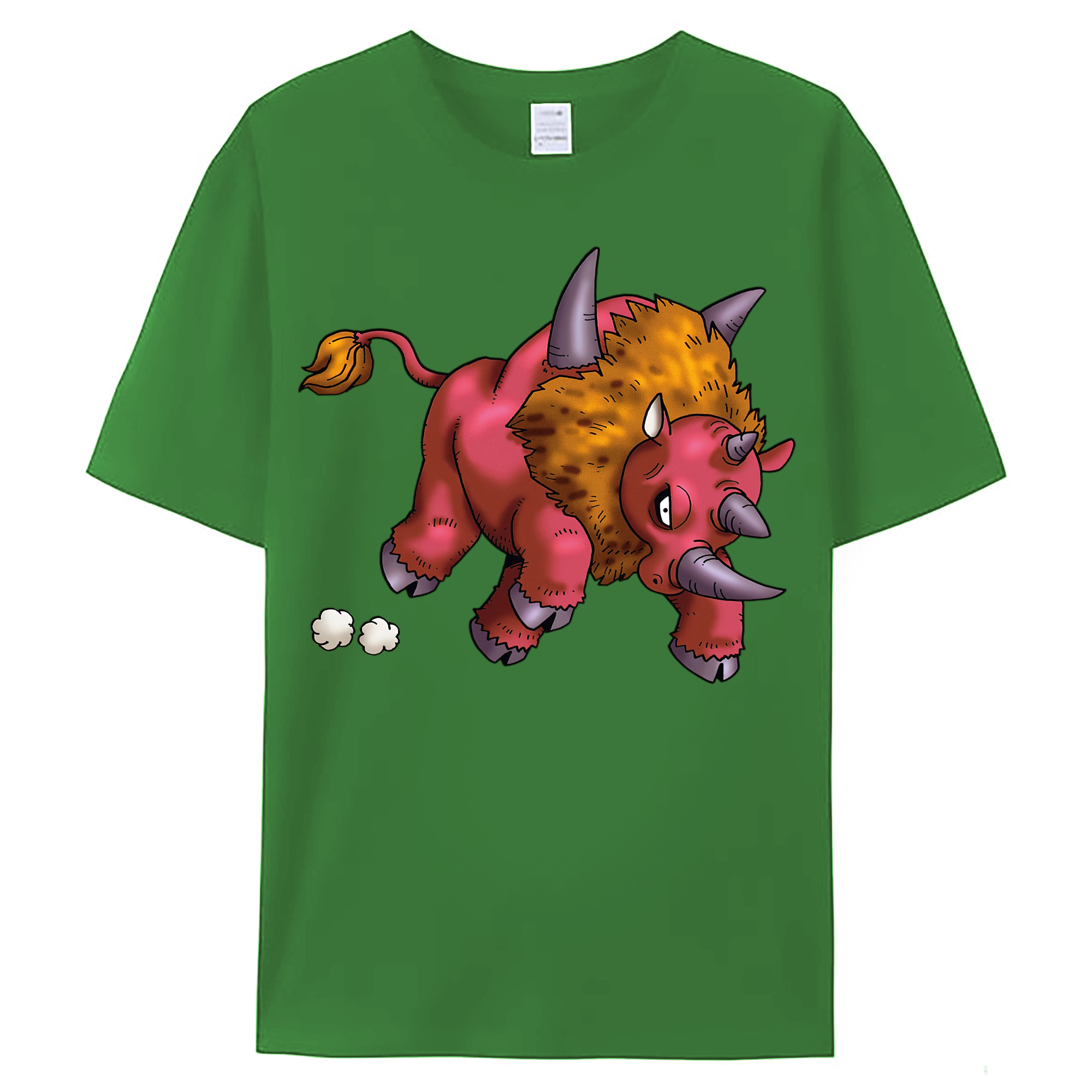 （画像用） ドラゴンクエスト Doragon Kuesuto Dragon Quest レディースカジュアルプリントTシャツ（綿100％）